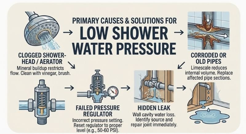 Can Low Water Pressure Affect Only the Shower