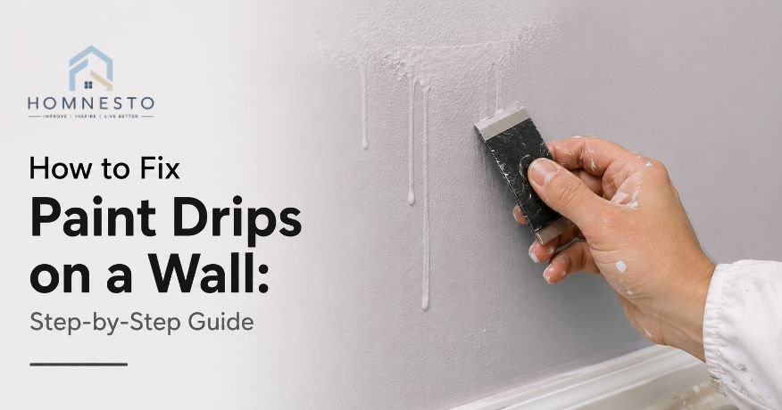 How to Fix Paint Drips on a Wall Step-by-Step Guide