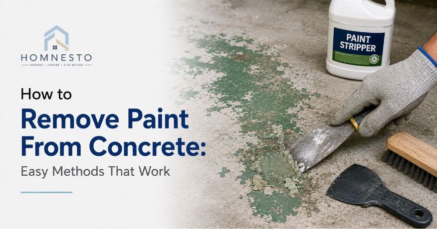 How to Remove Paint From Concrete: Easy Methods That Work