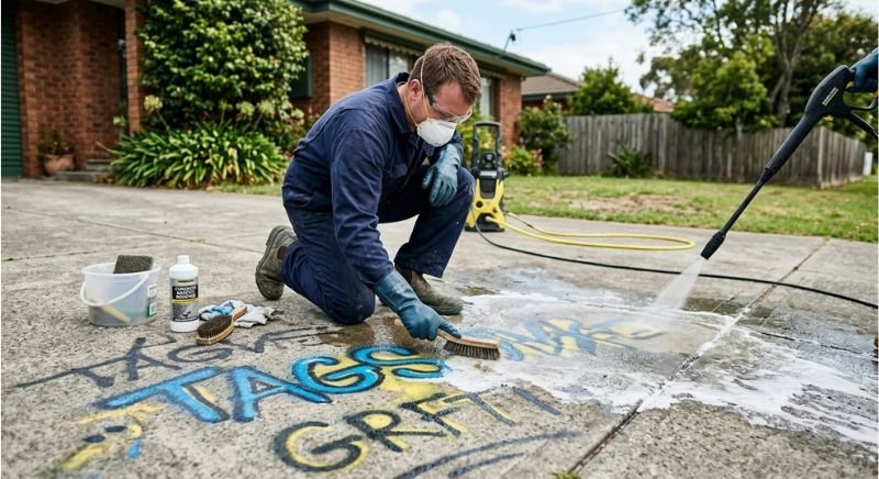 How to Remove Spray Paint From Concrete