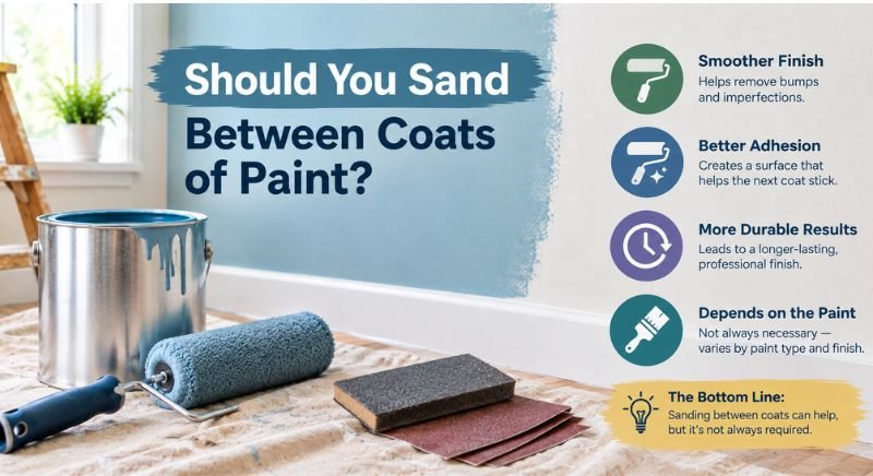 Should You Sand Between Coats of Paint