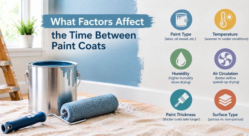 What Factors Affect the Time Between Paint Coats