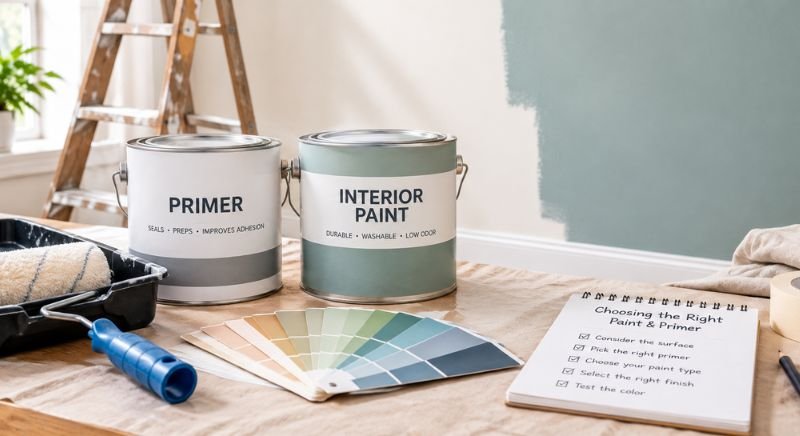 How to Choose Paint and Primer for Walls