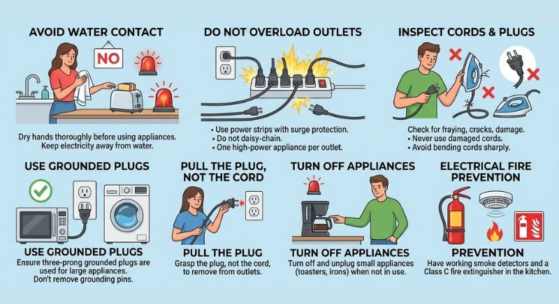 Electrical Safety When Using Home Appliances