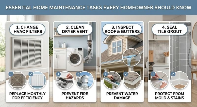 Essential Home Maintenance Tasks Every Homeowner Should Know