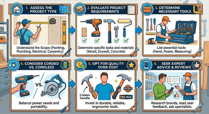 How to Choose the Right Tools for Home Projects