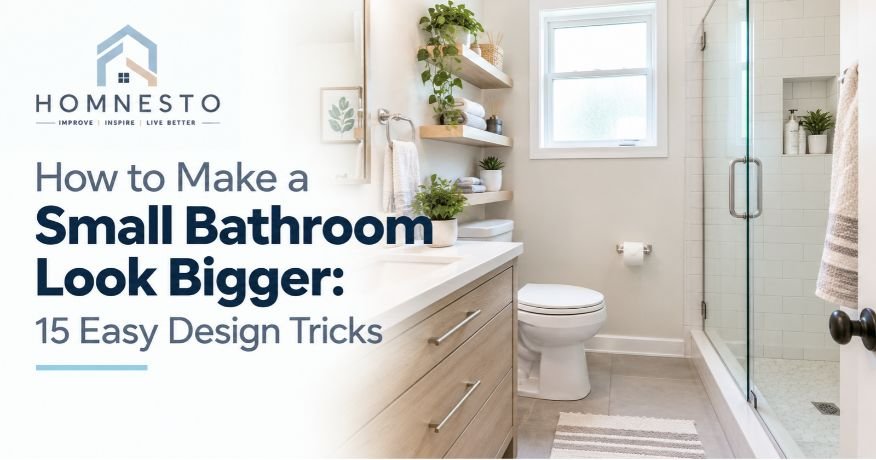 How to Make a Small Bathroom Look Bigger
