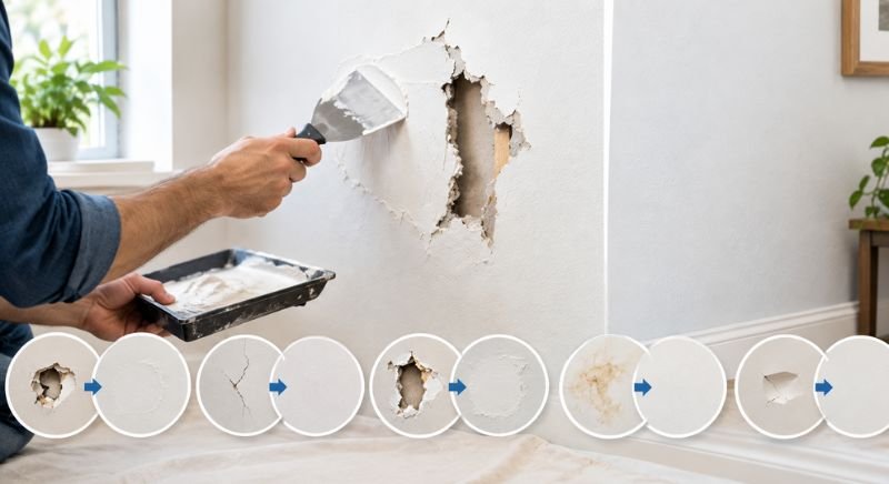 How to Repair Common Wall and Drywall Damage