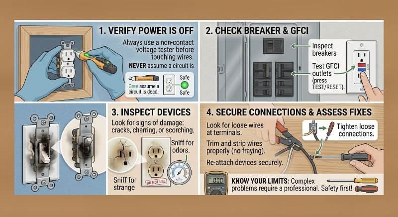 How to Troubleshoot Common Electrical Problems Safely