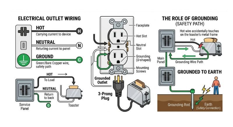 Understanding Electrical Outlets and Grounding