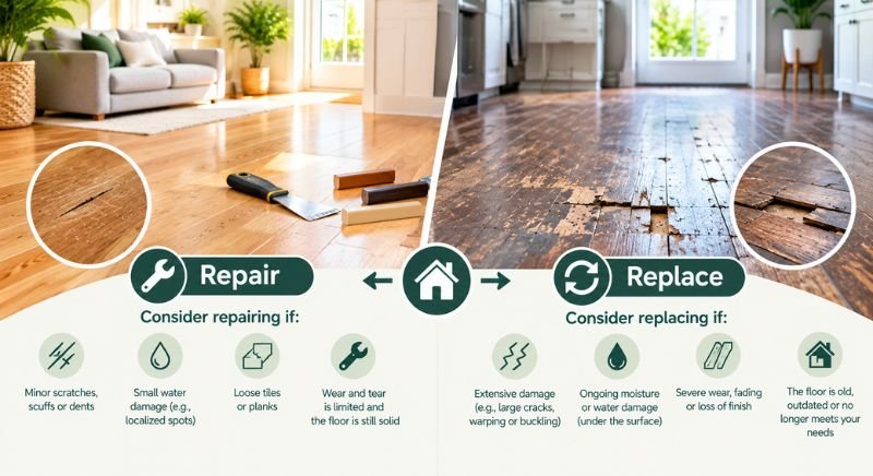 When Should You Repair or Replace Your Flooring